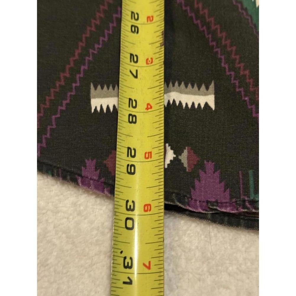 Authentic Western Youngbloods Aztec Print Button Up Shirt Large - Picture 6 of 6